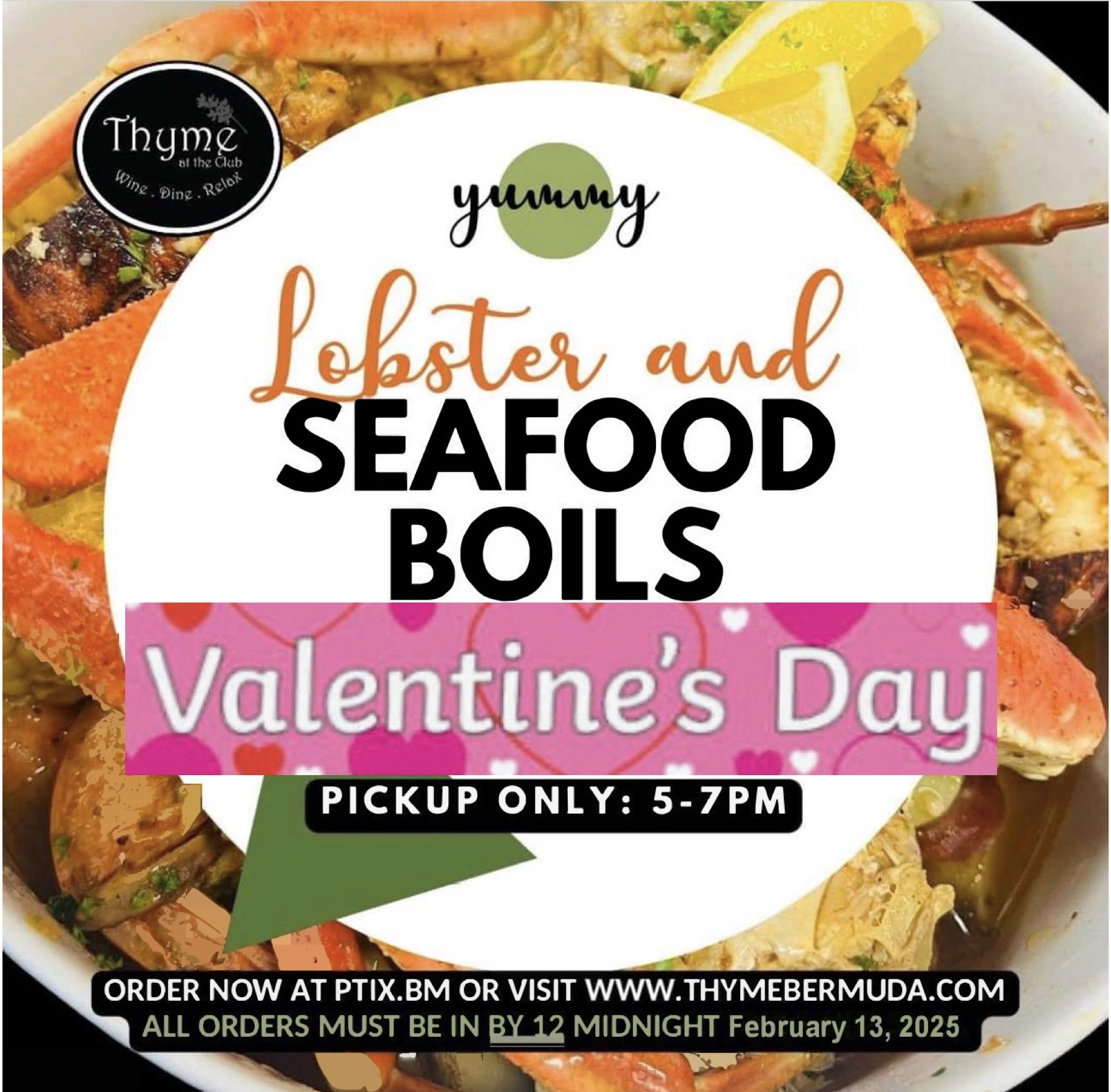 Valentine’s Day Seafood Takeout