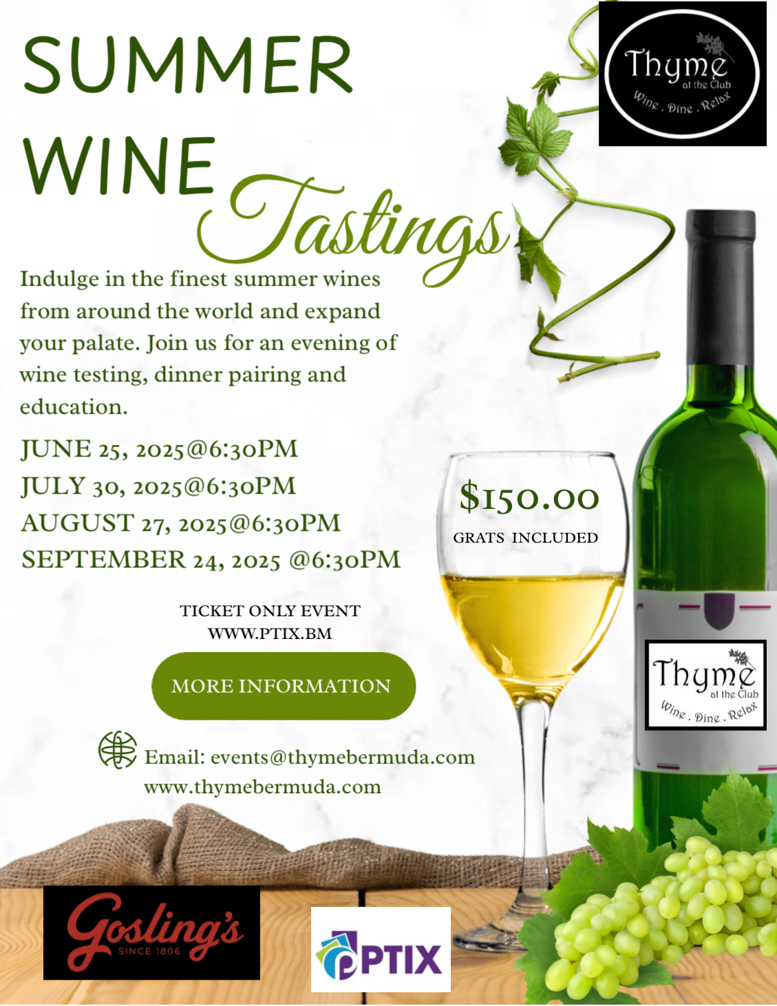 Summer Wine Tastings